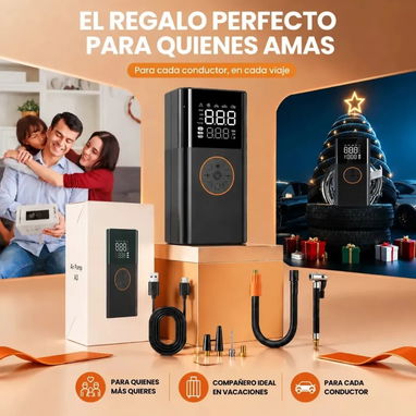 Inflador de Neumáticos Portátil 150 PSI con. Función Inteligente. Nuevo en caja. - 2/5