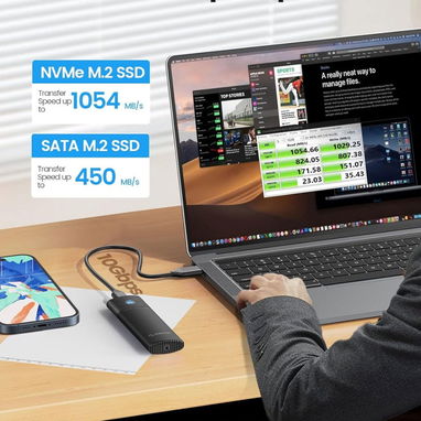 🪷Carcasa NVMe/SATA M.2 Orico NUEVA EN CAJA🪷 - Img 106402935