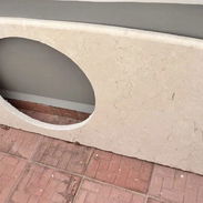 - [ ] Meseta de mármol  134 cm x 55 cm x 3 cm ancho Hueco  para lavamanos ovalado  de 53 cm x 44 cm  Nueva 100 % - Img 58056114