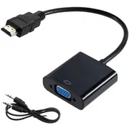 Adaptador HDMI a VGA con audio, nuevos en su naylon sellado original - Img 50668389