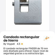Candado rectangular - Img 58087811