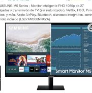 Smart Monitor Samsung M5 de 27 pulgadas impecable - Img 45953085