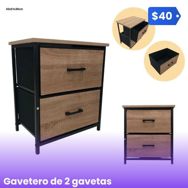 *Gavetero de 2 gavetas* - 2/3