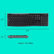 Kit Teclado y Mouse Logitech MK270 ORIGINALES* Kit teclado y mouse inalámbrico* mouse y teclado NUEVOS - Img 44142288
