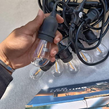 Guirnalda de Luces LED Exterior 10 bombillos (CV) - Img 122784330