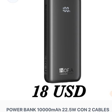 POWER BANK/ CARGADOR PORTÁTIL 10 000 mAh - Img 121118083
