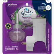 Aromatizante Electrico con 1 repuesto, aroma tranquilidad, lavanda y áloe. - Img 58309934