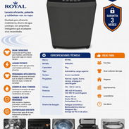 Lavadora Automática 9kg (Marca Royal) - Img 56563429