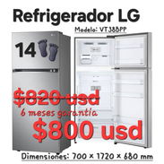 ‼️‼️Refrigerador LG‼️‼️ Inverter. Congelación seca. ⚠️6 meses de garantía ⚠️ - Img 52702343