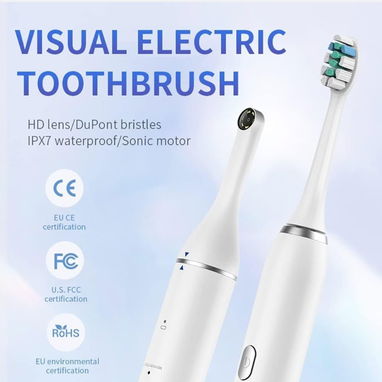 Cepillo de dientes eléctrico sónico con cámara 🌐 - 2/8