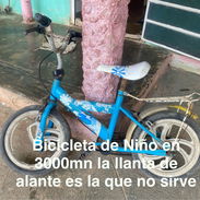 Bicicleta de Niño la llanta delantera es la que no sirve - Img 54990116