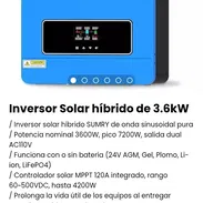 Inversor Solar híbrido de 3,6kW. Nueva - Img main-image-51177294