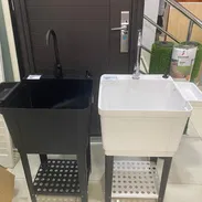 📢 Fregadero portátil, para decorar su hogar o negocio ⚪️⚫️ Importadas. - Img 57927602