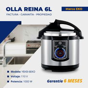 🚧 OLLA REINA 👑 DE 6 LITROS Y 90 MINUTOS MARCA EKO 6 MESES DE GARANTÍA 🚧 - Img 50062995