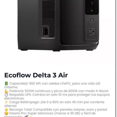 ECOFLOW DELTA3 CAPACIDAD 1024WH. LO MEJOR EN NUESTRA TIENDA/ TV Samsung - Img 125220189