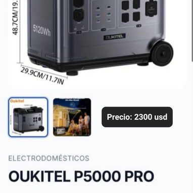 Estación de energía (Bluetti, Ampace, Oupes,Anker, Oukitel, Jacker,etc). Somos Mipyme, radicamos en Playa - 5/10