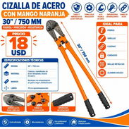 CIZALLA DE ACERO CON MANGO NARANJA 30" / 750 MM - Img 57855457