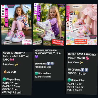 Tenis de niñas - 7/9