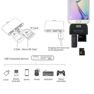 🔌 Adaptador Multifuncional Inteligente 4 en 1 – Resistente y Versátil – $25 - Img 99861265