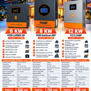 iNVERSOR INVERTER POWMR 6KW 8KW 12 KW SPLIT PHASE 110/220 - Img 58029021