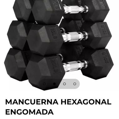 Mancuernas hexagonal engomadas - 2/2