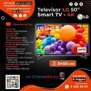 🚨 450 USD 🚨 SMART TV LG 50" - 4K  HDR10 WEBOS. MENSAJERÍA CON FACTURA Y GARANTÍA. TLF 54833699 - Img 51416992