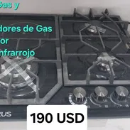 Cocina de Gas y Eléctrica: - 3 Quemadores de Gas 1 Quemador Eléctrico - Infrarrojo. Marca MILEXUS.  Domicilio Incluí - Img 55646848