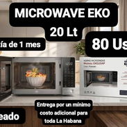 MICROWAVE EKO 20 Lt (Plateado), Garantía de 1 mes, Entrega por un mínimo costo adicional para toda La Habana - Img 55584508