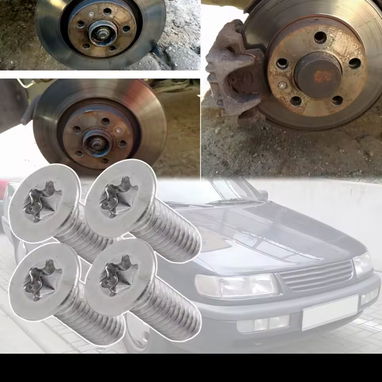 Kit de 4 tornillos de fijación de discos para VW bien molesto q es cuando no se tienen para montar la goma. - Img 96575244