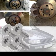Kit de 4 tornillos de fijación de discos para VW bien molesto q es cuando no se tienen para montar la goma. - Img 43920382