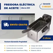 Freidora Eléctrica de Aceite 3L Eko - Img 56732836