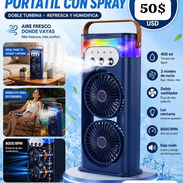 Ventilador portátil con spray - Img 56524839