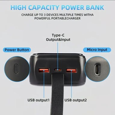 🔋Cargador Portátil 50000mAh - Power Bank - 5/7
