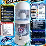 FILTRO PURIFICADOR DE AGUA POR GRAVEDAD, NUEVO EN SU CAJA, CON TODOS SUS ADITAMENTOS, ENTREGA DE FACTURA - Img 57769092