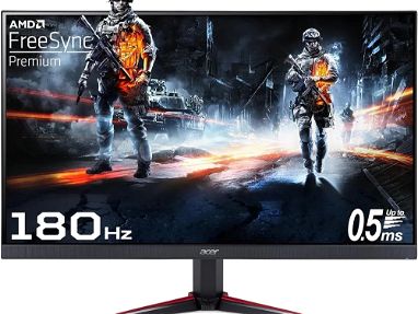 🚧300 usd Acer Nitro VG240Y M3 Monitor LCD para juegos IPS Full HD de 23,8 pulgadas con retroiluminación LED I AMD Frees - Img main-image