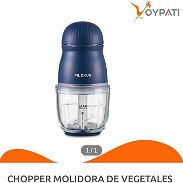 !!! (Nueva) Chopper molidora de vegetales, marca Milexus - Img 45642211