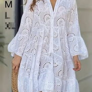 Vestido blanco talla M - Img 58072954