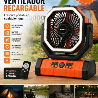 VENTILADOR RECARGABLE F6 - Img 119708072