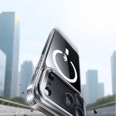 🍀Funda para iPhone 17 con Soporte Integrado y MagSafe – Clear🍀 - Img 123544832