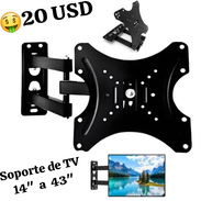 Soporte para TV, de 14 a 43 pulgadas - Img 58218642