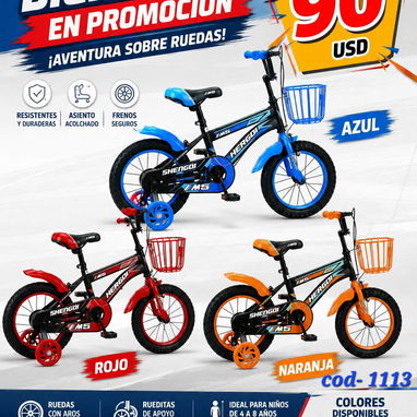 Bicicletas para niños y niñas.  Medida 12 y 20 - 5/6