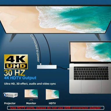 📞53884600.🎇8 En 1 USB C HUB Puertos: 🎇 Mensajería disponible.🚴 - Img 119716124