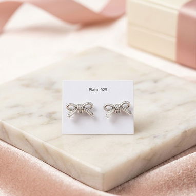 Aretes Pandora de plata s'925 - Img 123480818