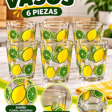 Set de 6 vasos de cristal 235ml en 3800 cup - 4/6