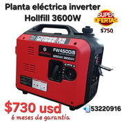 ‼️Generador eléctrico HOLLOFILL  3600W, inverter 4 tiempos 110V ‼️53220916‼️Factura, 6 meses de garantía - Img 51123969