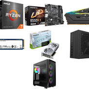 PC COMPLETA AM4 0KM 🤩RTX 5060 8GB +7 5700 +Gigabyte B550M K +RAM 32GB +850W +SSD 1TB 🆕0km - Img 56803829