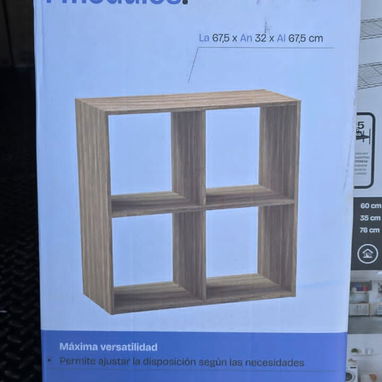 🚧 Estantería de 4 niveles Marca SpaceQub 🚧 - Img 117803783
