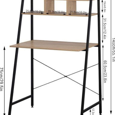 ‼️MESAJERÍA GRATIS‼️ ESCRITORIO CON REPISA INCLUIDA. MESA DE COMPUTADORA CON ESTANTE. ESCRITORIO CON ESTANTE. - Img 113459723