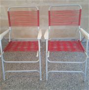 Vendo pareja de sillas plegables en buen estado. 52663029 - Img 45681561