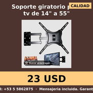Soporte giratorio para tv de 14" a 55" - Img 55911750